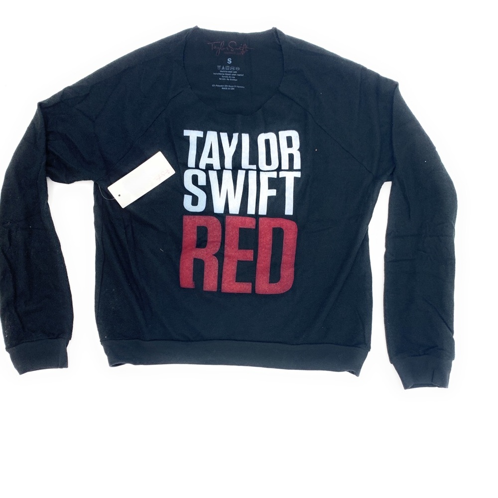 Taylor Swift Women’s Black Top- Small